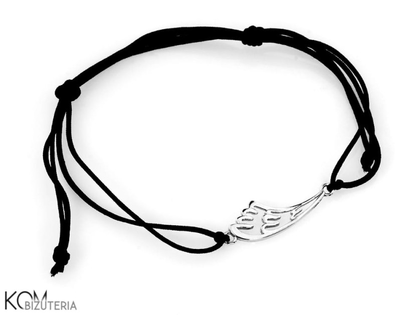 bransoletka lilou charm skrzydlo wing srebro silver kom bizuteria.jpg