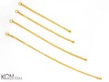 r2 łańcuszek chain komponent srebro pozłacane złoto gold-plated gold kuleczka bead kamienie kom bizuteria 2.jpg