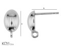 kh44 bigiel kolczyk sztyft stud silver srebrny kulka haczyk kom bizuteria rozmiar.jpg