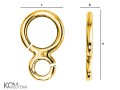 w117 krawatka zawieszka srebro pozlacane gold-plated zloto gold naszyjnik swarovski wisiorek kom bizuteria rozmiar.jpg