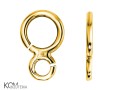 w117 krawatka zawieszka srebro pozlacane gold-plated zloto gold naszyjnik swarovski wisiorek kom bizuteria.jpg