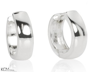 Kolczyki kreole, srebro 925