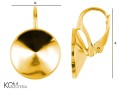 KZ74 14 mm rivoli rant swarovski bigiel angielski leverback pozlacany gold-plated srebrny kolczyk kom bizuteria rozmiar.jpg