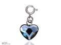 zawieszka podwieszka srebro swarovski niebieskie serce blue heart kom bizuteria.jpg