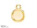 w106 1 kaboszon okrągły 5 mm flat plaskie krawatka zawieszka srebro pozlacane gold-plated naszyjnik swarovski wisiorek kom bizuteria.jpg