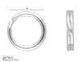 KO11 6 mm kolko jumpring jump ring ogniowo srebro podwojne srebro silver kom bizuteria rozmiar.jpg