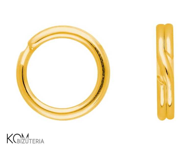 KO11 6 mm kolko jumpring jump ring ogniowo srebro podwojne srebro silver pozlacane gold-plated kom bizuteria.jpg