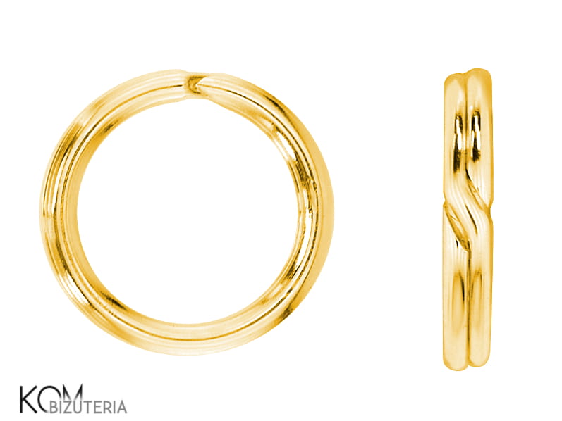 KO11 7 mm kolko jumpring jump ring ogniowo srebro podwojne srebro silver pozlacane gold-plated kom bizuteria.jpg