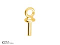 kc6 pin szpilka kapturek koncowka do perelek i koralikow peg cap pin for beads and pearls pozlacane srebro gold-plated silver otwarte kom bizuteria.jpg