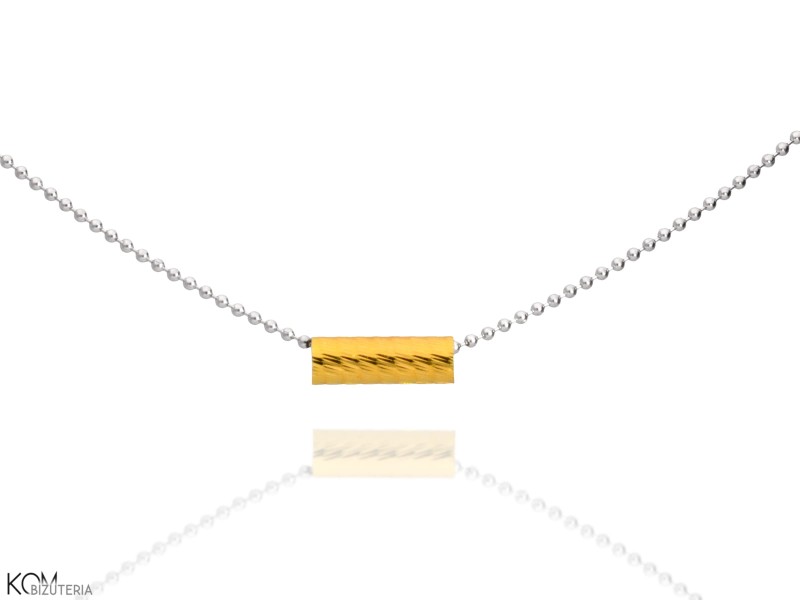 naszyjnik diamond cut diamentowane pozlacane srebro gold-plated moda celebrytka blog bloggerka blogger necklace srebro silver kom bizuteria.jpg