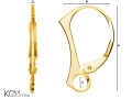 KZ86 bigiel angielski leverback cienki thin srebrny silver pozlacany gold-plated earring kolczyk kom bizuteria rozmiar.jpg