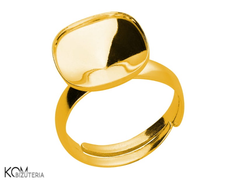 P9 12 mm pierscionek ring srebro swarovski cushion 4470 rant regulowany pozlacany gold-plated silver kom bizuteria.jpg