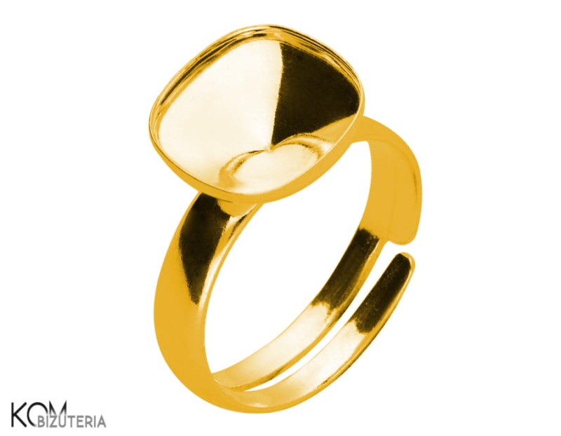 P9 10 mm pierscionek ring srebro swarovski cushion 4470 rant regulowany pozlacany gold-plated silver kom bizuteria.jpg