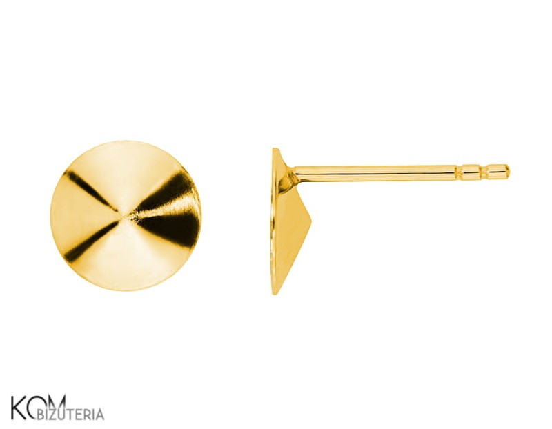 KH8 rivoli swarovski rivoli 8 mm sztyft kolczyk pozlacane gold-plated srebro silver kom bizuteria.jpg
