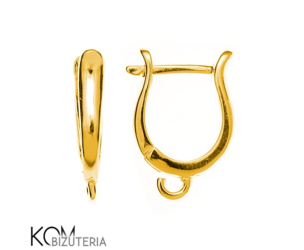 kz11 kolczyk zatrzask kreol srebro zloty pozlacany zlocony gold-plated  bigiel kom bizuteria.jpg