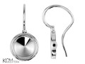 kh39 bigiel rivoli rant 8 mm swarovski otwarty srebrny kolczyk kom bizuteria