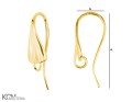 kh42 bigiel otwarty srebrny kolczyk ozdobny haczyk pozlacany gold-plated silver earring kom bizuteria rozmiar.jpg