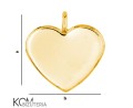 w54 14 mm heart serce krawatka zawieszka srebro naszyjnik swarovski pozlacana gold-plated pendant heart wisiorek kom bizuteria rozmiar.jpg