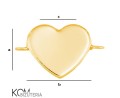 w55 14 mm heart serce krawatka zawieszka srebro naszyjnik swarovski pozlacana gold-plated pendant heart wisiorek kom bizuteria rozmiar.jpg