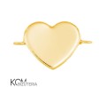 w55 14 mm heart serce krawatka zawieszka srebro naszyjnik swarovski pozlacana gold-plated pendant heart wisiorek kom bizuteria.jpg