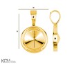 w56 rozmiar rivoli krawatka zawieszka srebro naszyjnik swarovski pozlacane gold-plated silver pendant wisiorek kom bizuteria.jpg