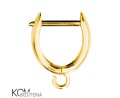 kz75 bigiel zatrzaskowy kreol kolczyk srebro srebrny kolczyk pozlacany gold-plated silver clasp earring kom bizuteria.jpg