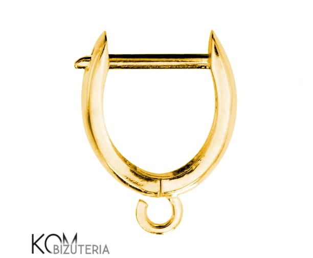 kz75 bigiel zatrzaskowy kreol kolczyk srebro srebrny kolczyk pozlacany gold-plated silver clasp earring kom bizuteria.jpg