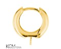 kz77 bigiel zatrzaskowy kreol kolczyk srebro srebrny kolczyk pozlacany gold-plated silver clasp earring kom bizuteria.jpg
