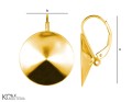 KZ81 18 mm rivoli lekki swarovski bigiel angielski leverback srebrny kolczyk pozlacany gold-plated silver earring kom bizuteria rozmiar.jpg