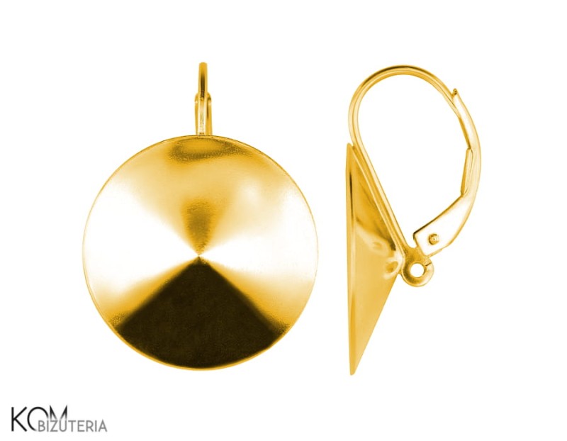 KZ81 18 mm rivoli lekki swarovski bigiel angielski leverback srebrny kolczyk pozlacany gold-plated silver earring kom bizuteria.jpg