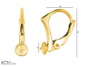 KZ82 do pereł for pearls pin bolec bigiel angielski leverback srebrny pozlacany gold-plated silver earring kolczyk kom bizuteria rozmiar.jpg