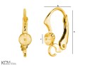 KZ84 do pereł for pearls pin bolec bigiel angielski leverback srebrny pozlacany gold-plated silver earring kolczyk kom bizuteria rozmiar .jpg