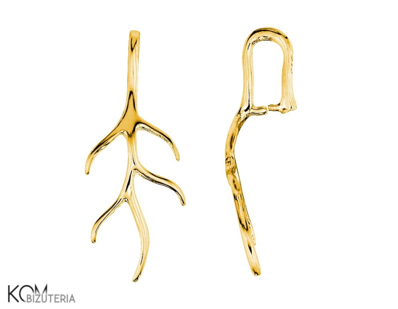 w96 galaz krawatka zawieszka srebro naszyjnik swarovski wisiorek pozlacana gold-plated silver pendant kom bizuteria.jpg