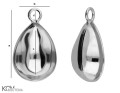 W121 swarovski 4320 14 mm x 10 mm łezka pear shaped tear zawieszka wisiorek krawatka pendant bail srebro silver kom bizuteria rozmiar.jpg