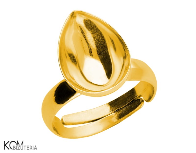 P10 14 mm x 10 mm swarovski 4320 pierscionek ring srebro łezka tear pear shaped regulowany pozlacane gold-plated srebrny silver kom bizuteria.jpg