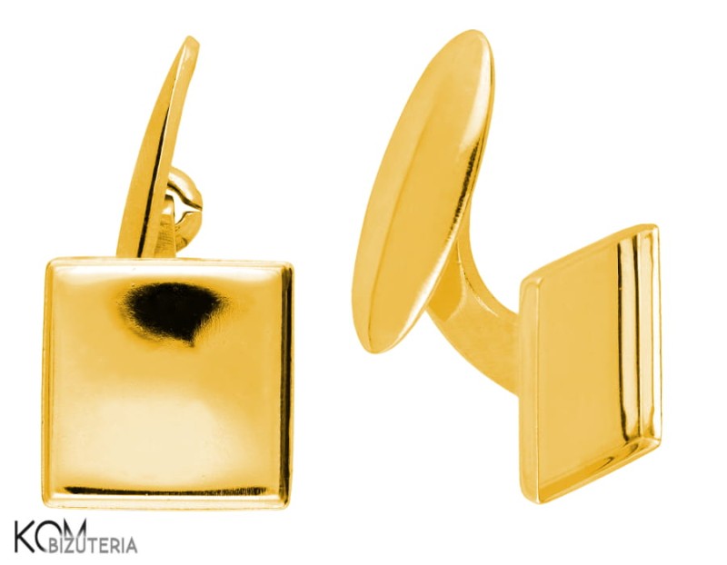 M1 spinka do mankietow silver cufflink swarovski square 2493 chessboard srebro pozlacane gold-plated kom bizuteria.JPG