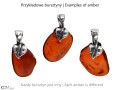 naszyjnik zawieszka bursztyn srebro listek oksydowane black silver amber orange red leaf nature natural naturalne kom bizuteria przyklady examples.jpg