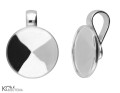 W123 swarovski 1122 rivoli 14 mm zawieszka wisiorek krawatka pendant bail srebro silver kom bizuteria.jpg