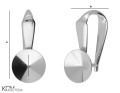 W124 swarovski 1122 rivoli 8 mm zawieszka wisiorek krawatka pendant bail srebro silver kom bizuteria rozmiar.jpg