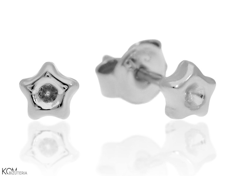 minnu gwiazdka little star kolczyki srebrne silver stud earrings kom bizuteria.jpg
