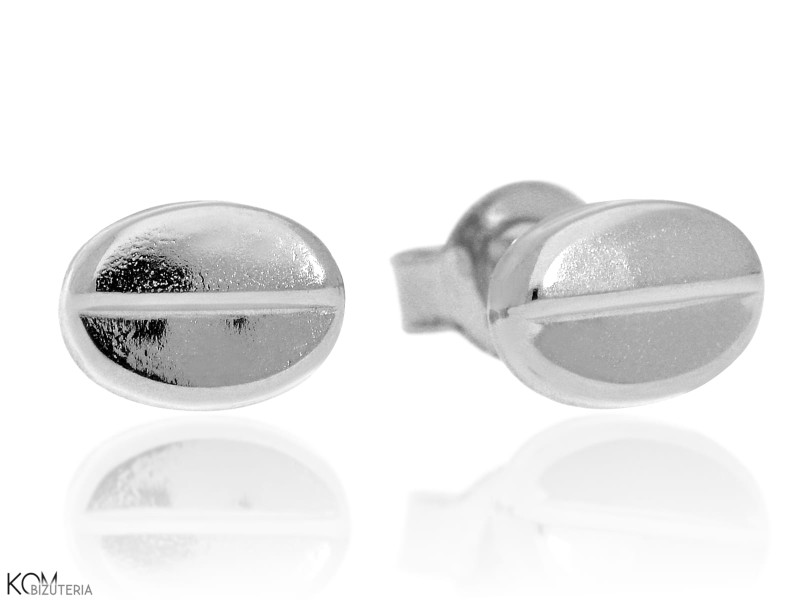 minnu kawa coffee kolczyki srebrne silver stud earrings kom bizuteria.jpg