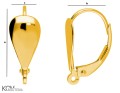 KZ94 bigiel angielski leverback earring pozlacany srebrny gold-plated silver kolczyk kom bizuteria rozmiar.jpg