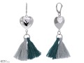 chwostki frędzle swarovski heart serce kryształ kolczyki srebrne silver tassel earrings biały crystal white niebieski szary navy blue grey kom bizuteria jewelry.jpg