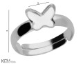P5 8 mm motyl butterfly flatback swarovski 2854 pierscionek ring srebro regulowany srebrny silver kom bizuteria rozmiar.jpg