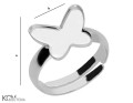 P5 12 mm motyl butterfly flatback swarovski 2854 pierscionek ring srebro regulowany srebrny silver kom bizuteria rozmiar.jpg