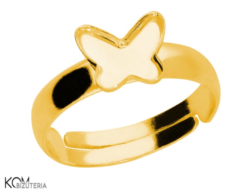 P5 8 mm motyl butterfly flatback swarovski 2854 pierscionek ring pozlacane srebro regulowany gold--plated silver kom bizuteria.jpg