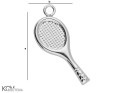 W127 1 rakieta tenisowa paletka tennis racket paddle zawieszka wisiorek krawatka pendant charm srebro silver kom bizuteria rozmiar.jpg