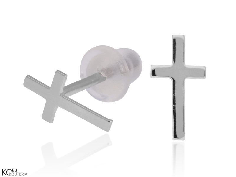minnu kolczyki krzyzyk srebrne silver cross earrings  kom.jpg