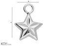 W133 gwiazda gwiazdka star zawieszka wisiorek krawatka pendant charm srebro silver kom bizuteria rozmiar.jpg