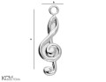 W128 klucz wiolinowy nuta muzyka treble clef music note zawieszka wisiorek krawatka pendant charm srebro silver kom bizuteria rozmiar.jpg